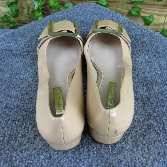 Louise et Cie Women's  Pump Beige Patent Leather Pump 6 Medium‎ Gently Used 2025 - Picture 5 of 7